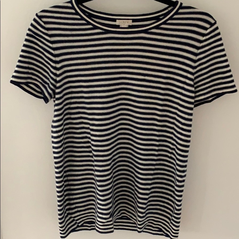 JCrew Cotton/Wool striped T-shirt